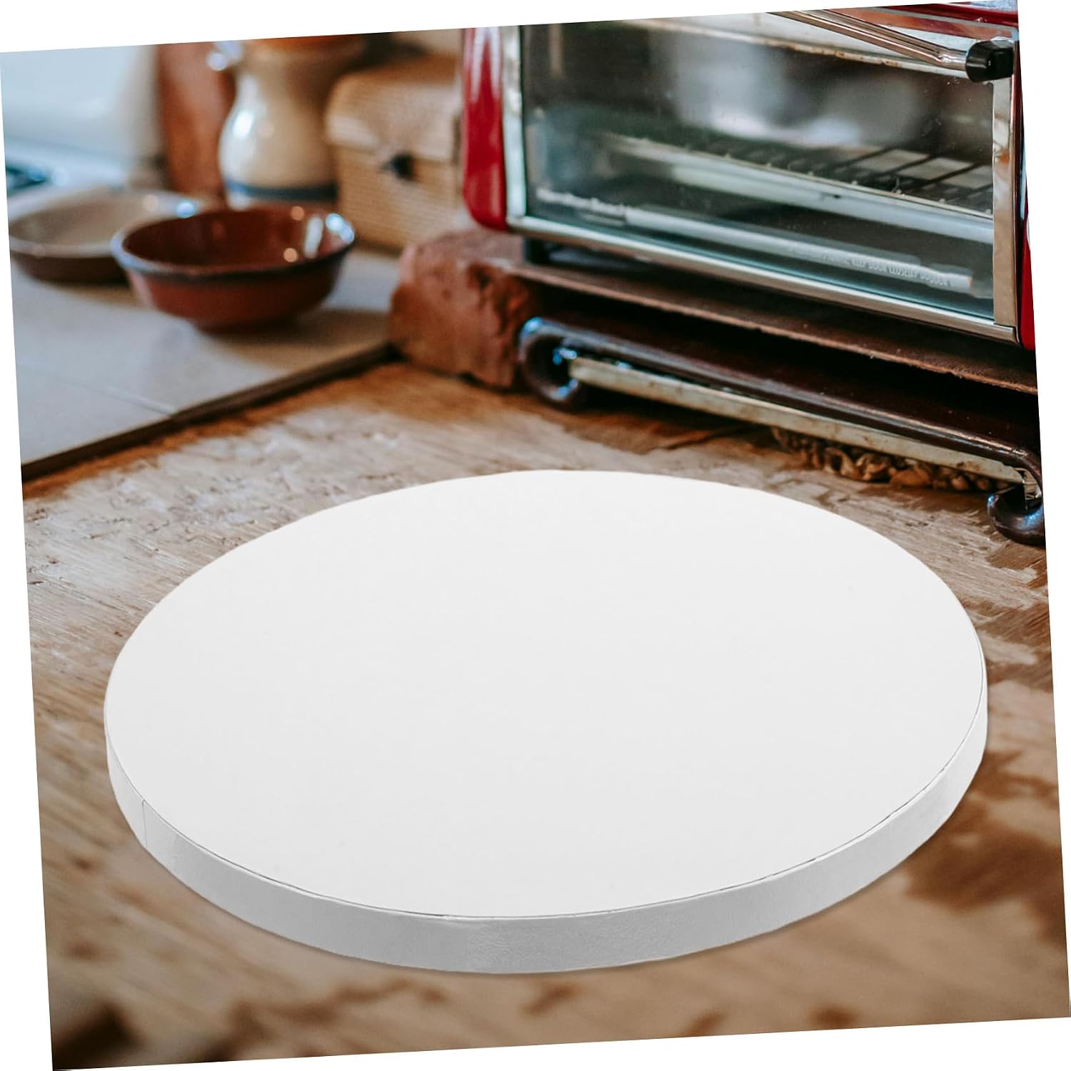 COLLBATH 5pcs Cake Boards - 12mm Corrugated Cake Base For Baking - Disposable Dessert Bottom Board Circles Rounds For Birthday Wedding Home And Professional Use