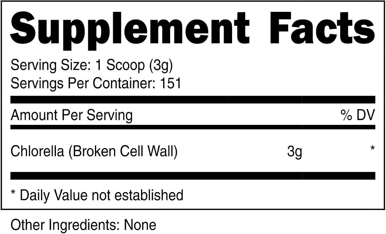Nutricost Organic Chlorella Powder 16oz (1LB) - 3g Per Serving : Health & Household