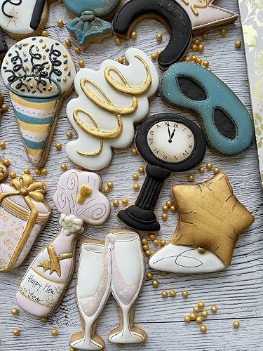 Miniatura 7 de LILIAO Janka - Cortador de galletas de cristal de champán, 2.8 x 4 pulgadas, cortadores de molde de pan de sándwich de galletas de boda, acero