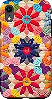 Vista 25 de Quilting Flower Blooms Quilt Pattern Case for iPhone 17