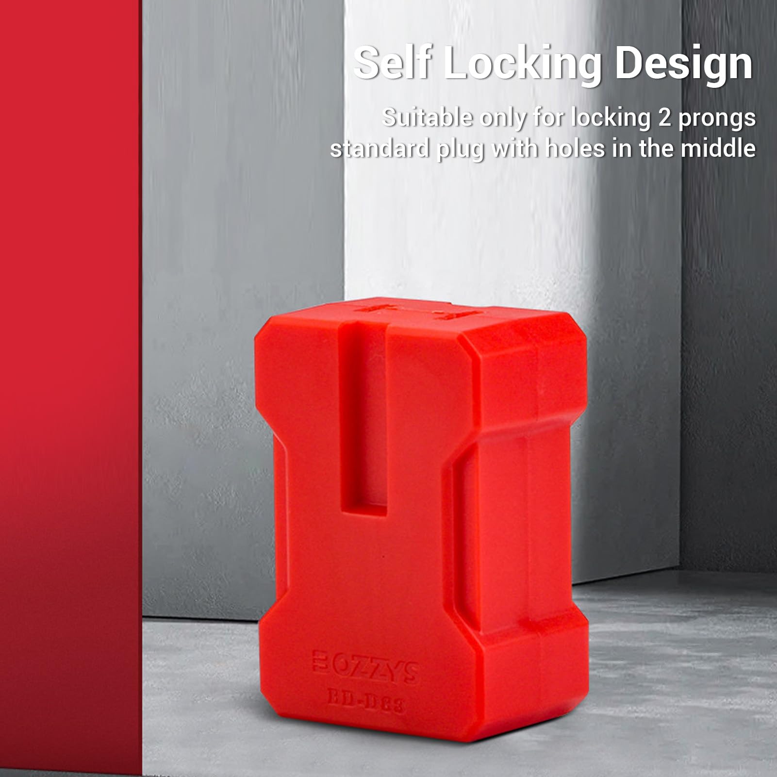 Electrical Cord Plug Lockout Device for Electrical Cord, Plug Locking Safety Lock, Electrical Shutdown Service, Electrical Plug Lockout Device