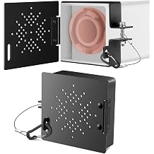 2-Pack Aluminum RV Bumper End Cap, Secure Sewer Hose Storage for 4" Bumpers | Stronger Aluminum, Rust-Resistant, Fits 4" Square RV Bumpers, Vent Holes for Airflow & Insect Protection, Easy Installation