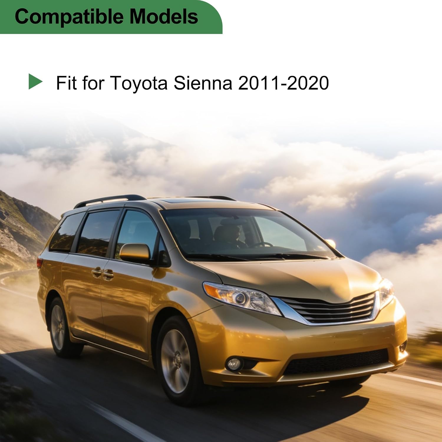 53866-08020 53867-08020 2Pcs Windshield Wiper Cowl Trim Panel Cover Compatible with Toyota Sienna 2011-2020 Wiper Cowl Trim Panel Side Fender Hood End Caps