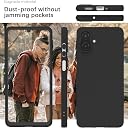 YATWIN Silicone Case for Samsung Galaxy A07 4G, Soft-Touch, Shockproof, DustProof, Antiskid Phone Cover for Samsung Galaxy A07 4G - Black gallery image