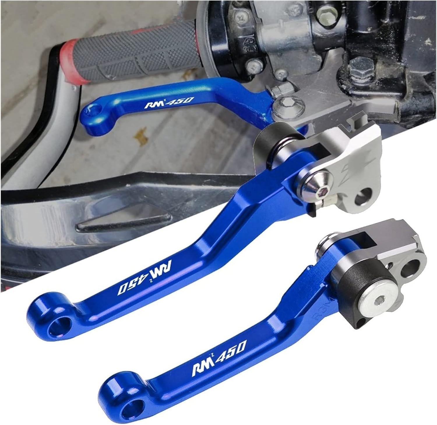 Clutch for Suzuki RMZ450 RMZ 450 2005-2018 2017 2016 2015 2014 2013 2012 2010 2011 2009 2008 2007 2006 CNC Pivot Brake Clutch Levers Motorcycle Dirt Bike Motocross