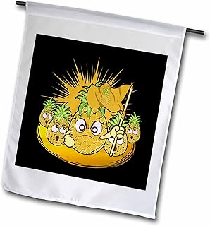 12 x 18 inch Garden Flag - Pineapple on Demonstartion Revolution Fruit Food Opposition Food