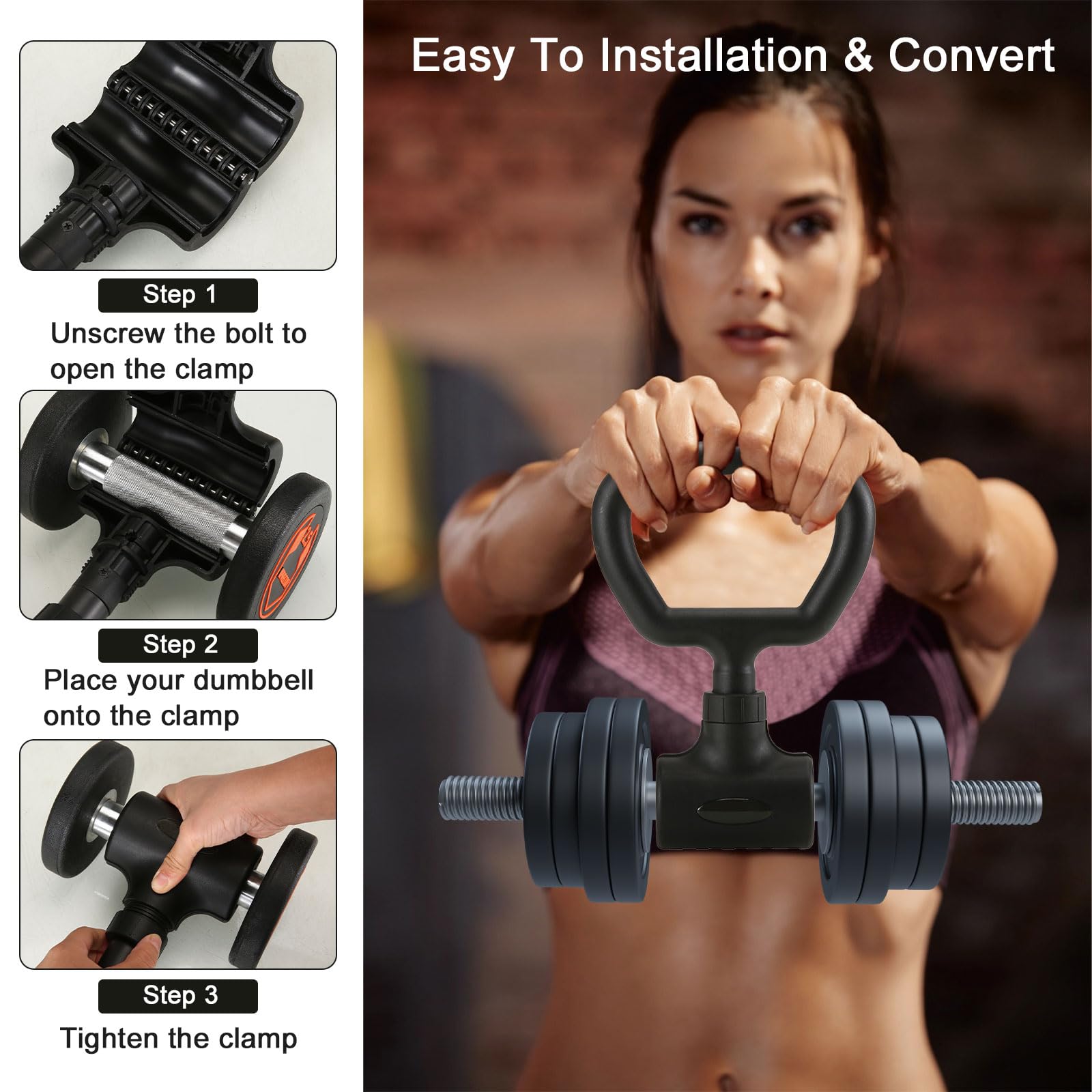 エビトレ ダンベルコンバーター ダンベル バーベル ケトルベル