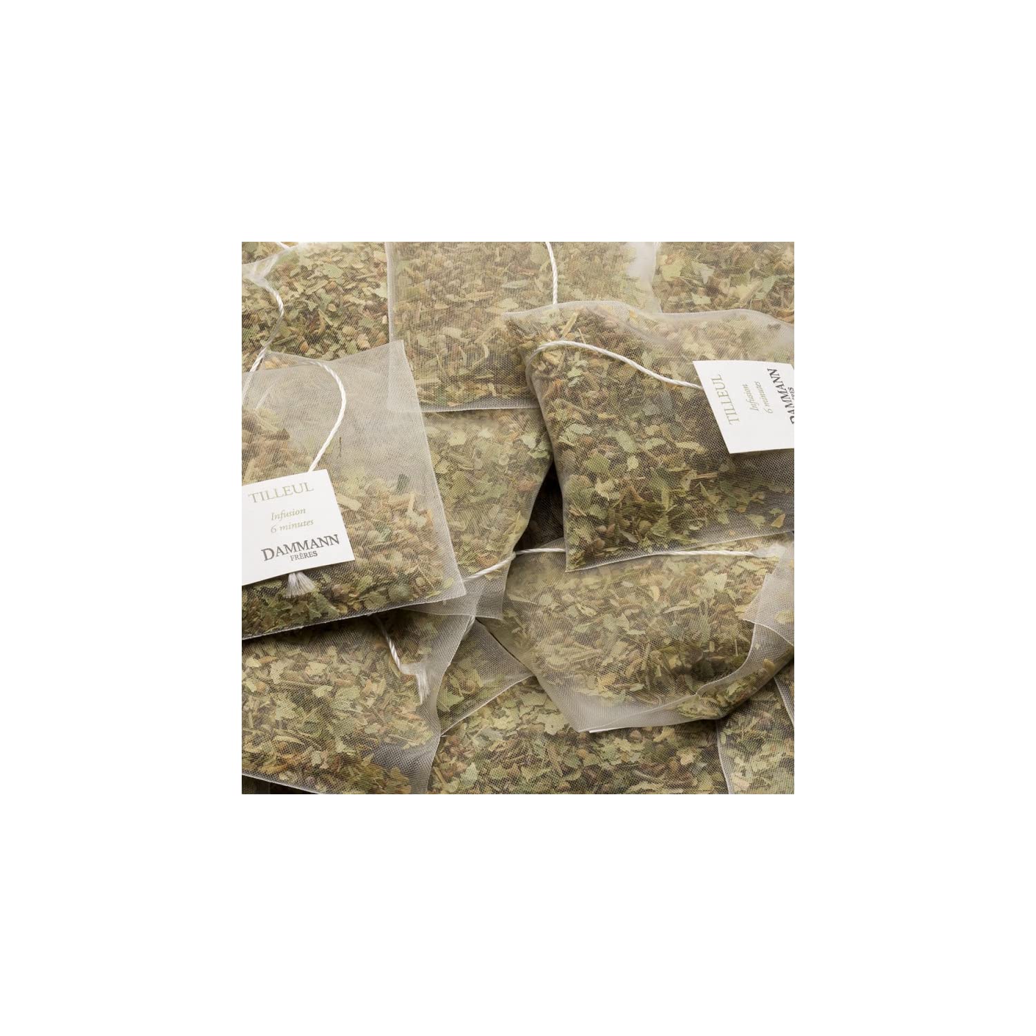 Dammann Frères® | Tisana Tiglio Floreale - 2 x 24 Filtri Bustine Singole | Infuso Lenitivo Rilassante | Tiglio Tisana Distensiva