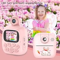 SUPBRO Gyerek Fényképezőgép 1080P Instant Nyomtatás 32GB SD Kártya 3-12 Év 3