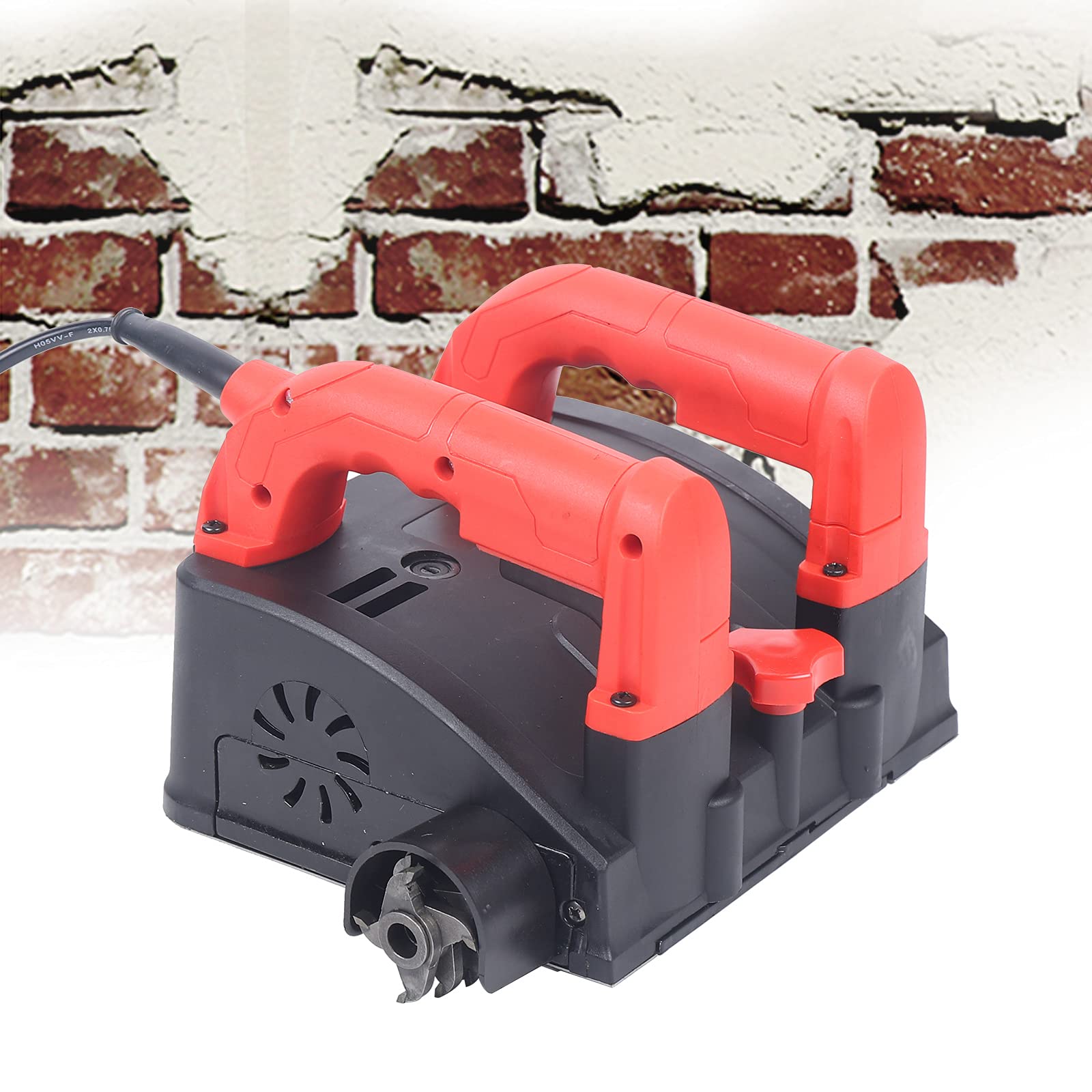 Fresatrice per pulizia da 1200 W, per ristrutturazione delle pareti, maniglie ergonomiche, alta efficienza, funzionamento senza polvere, larghezza fresa 160 mm, 3000 giri/min