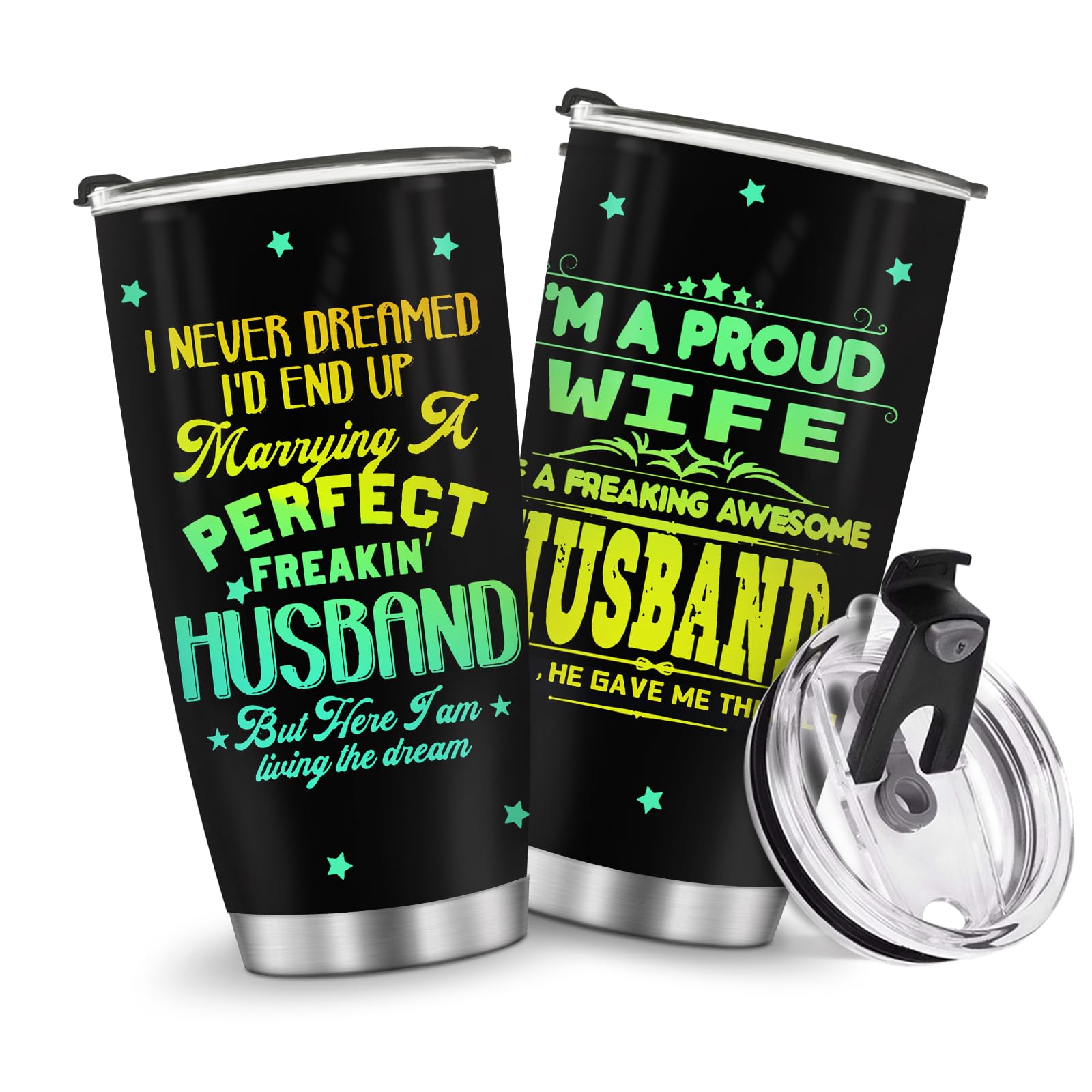 20oz Mug Cup Insulated Tumblers Best Friends Birthday Gifts for Women Girls Travel Essentials Accessories Must Have Cold Iced Handle Wife