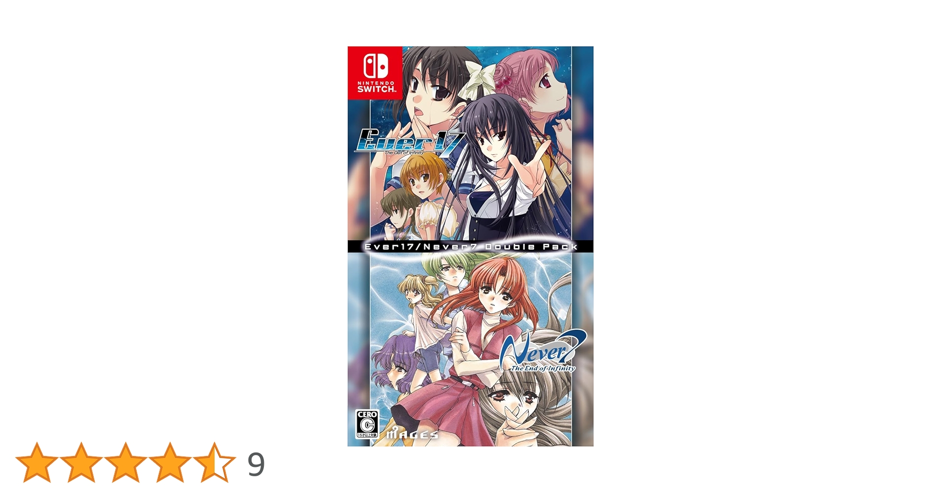 Ever 17 /Never 7 Double Pack 限定版 Amazon.co.jp: Ever 17 /Never 7 Double Pack 限定版 【同梱物