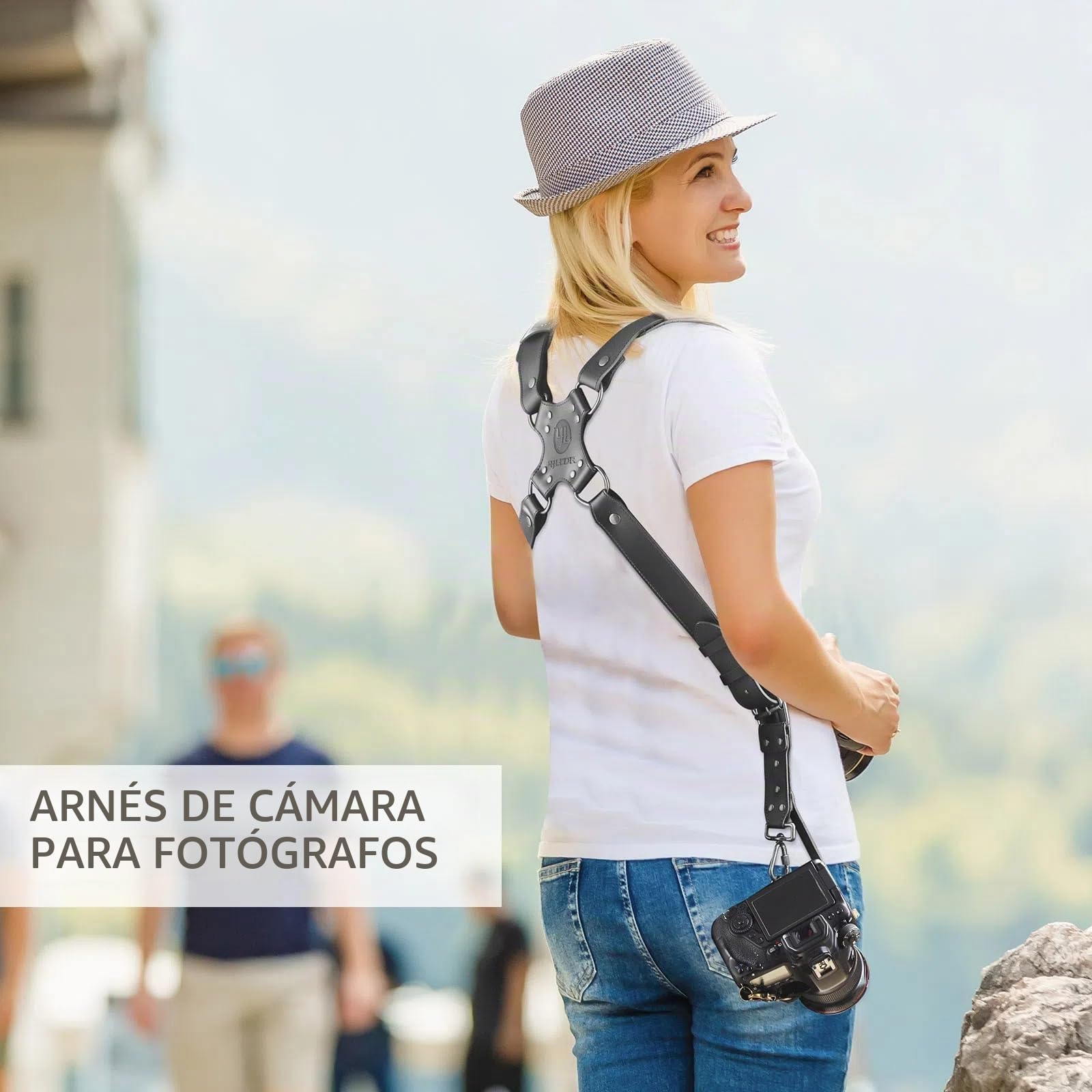Correa cámara de Fotos,Camara Fotografica Profesional,Negro,S | Camara Fotografica Profesional Correa para Camara Fotografica,Equipo de cámara múLtiple para Correa Dslr/Slr,Pequeño