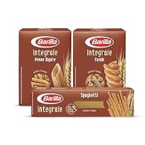 Barilla Pasta Fusilli Integrali, Pasta Corta Di Semola Integrale Di Grano Duro, Integrale, 500 g + Pasta Spaghetti Integrali + Paste Penne Rigate Integrali