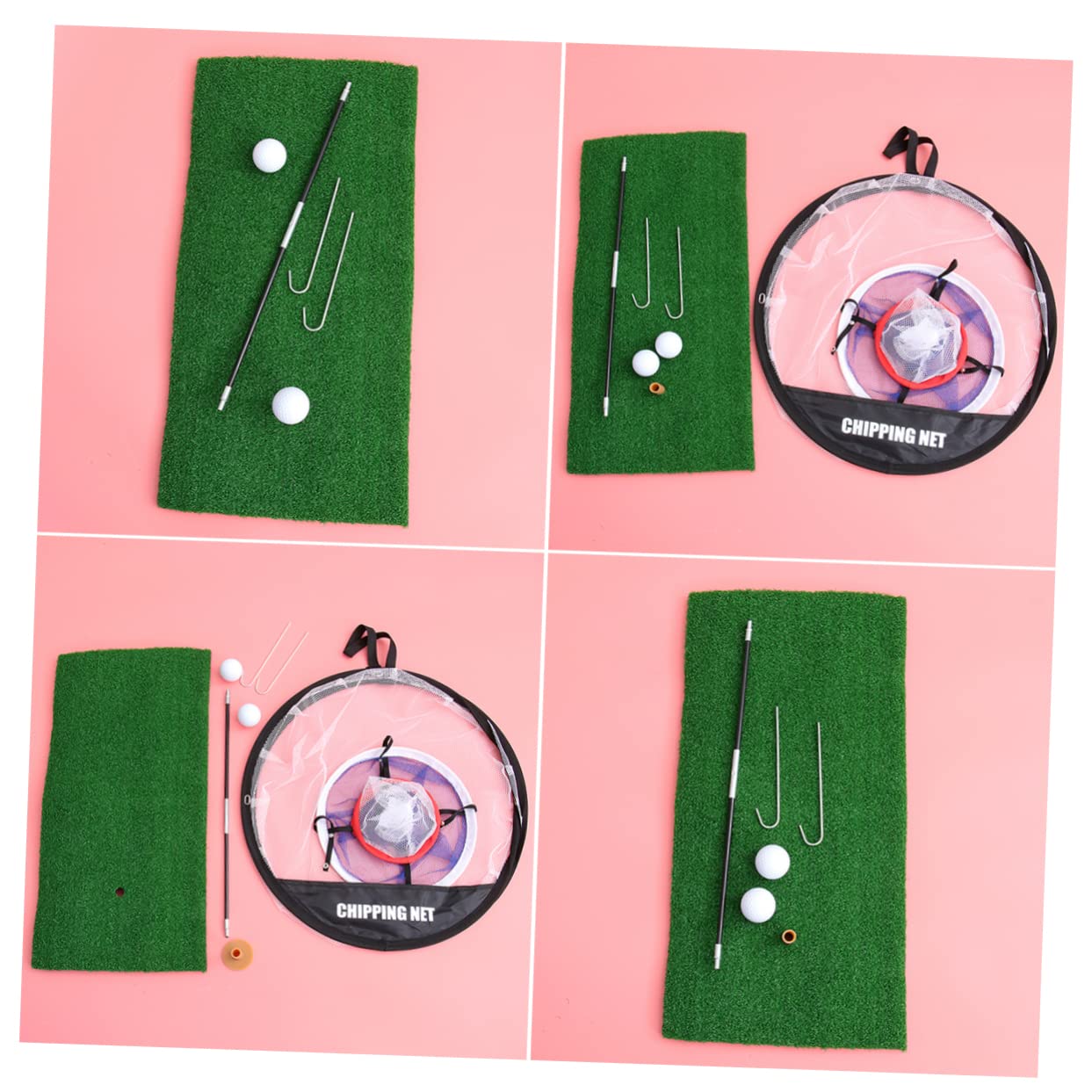 Rete da Scheggiatura Pieghevole Pop Up in Poliestere per Allenamento Golf