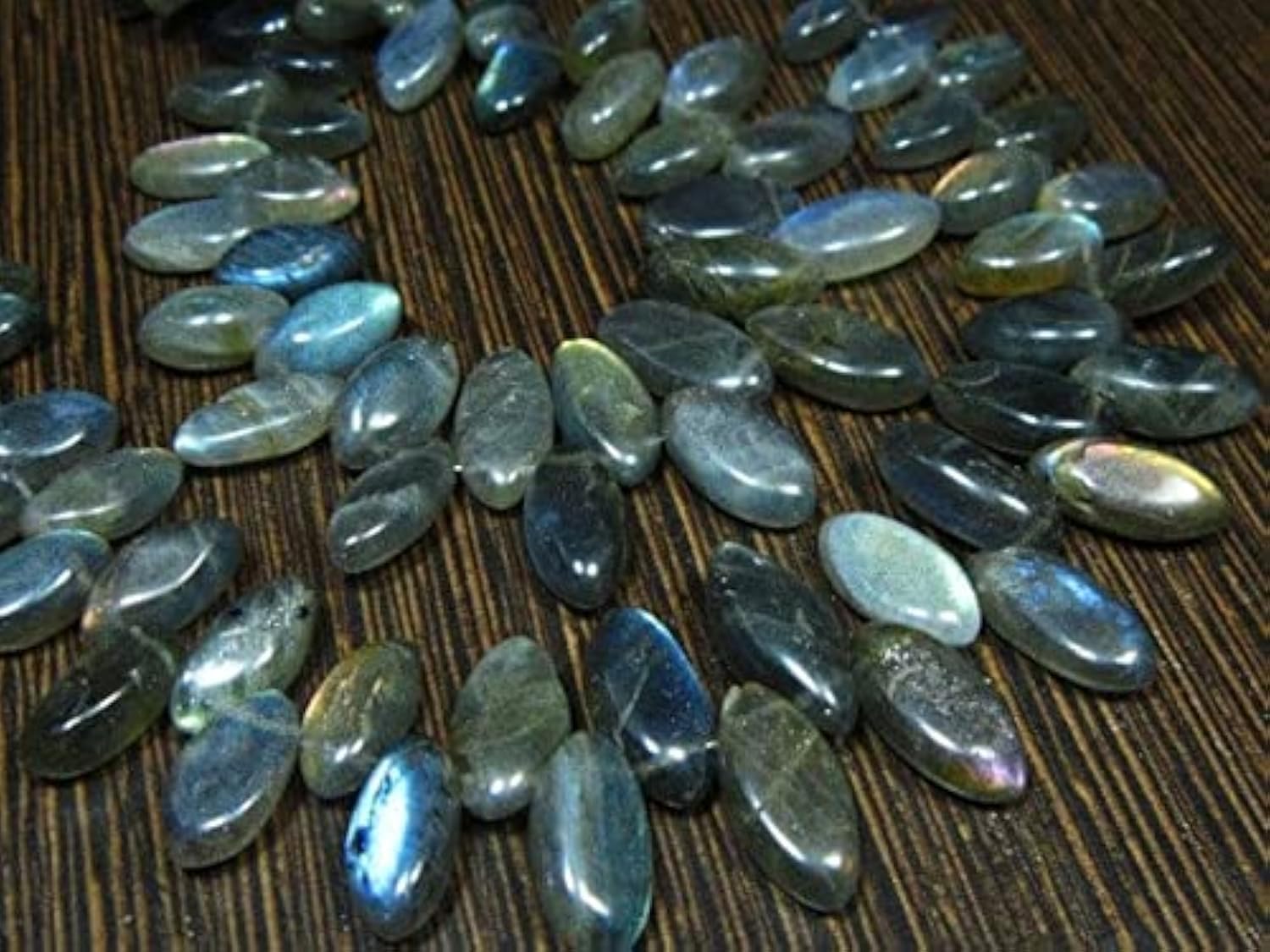 Labradorite smooth marquise briolette finissez-en avec les perles ternes pour vos bijoux