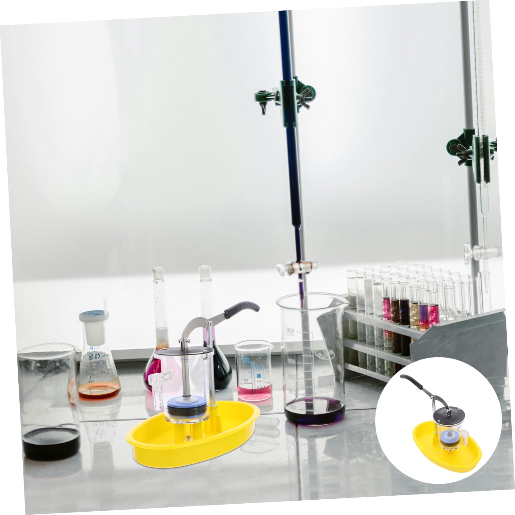 Hohopeti Modelo de Bomba Manual para Experimentos Físicos Juguete Educativo Stem Modelo Didáctico de Bomba de Agua para Enseñanza Aula Kit DIY para Experimentos de Física y Ciencia