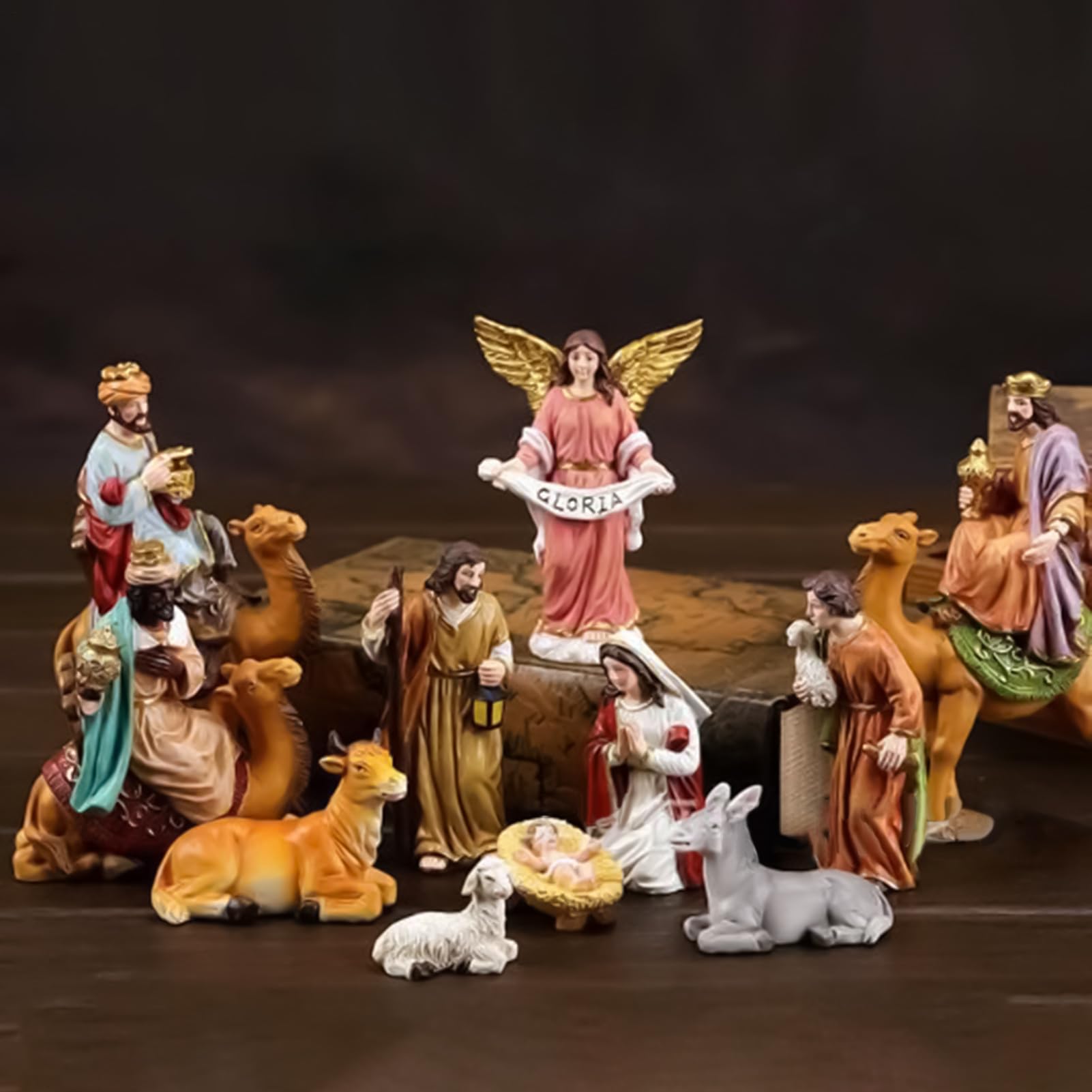 Figurki Szopki Bożonarodzeniowej Bożonarodzeniowa Religijna Dekoracja z