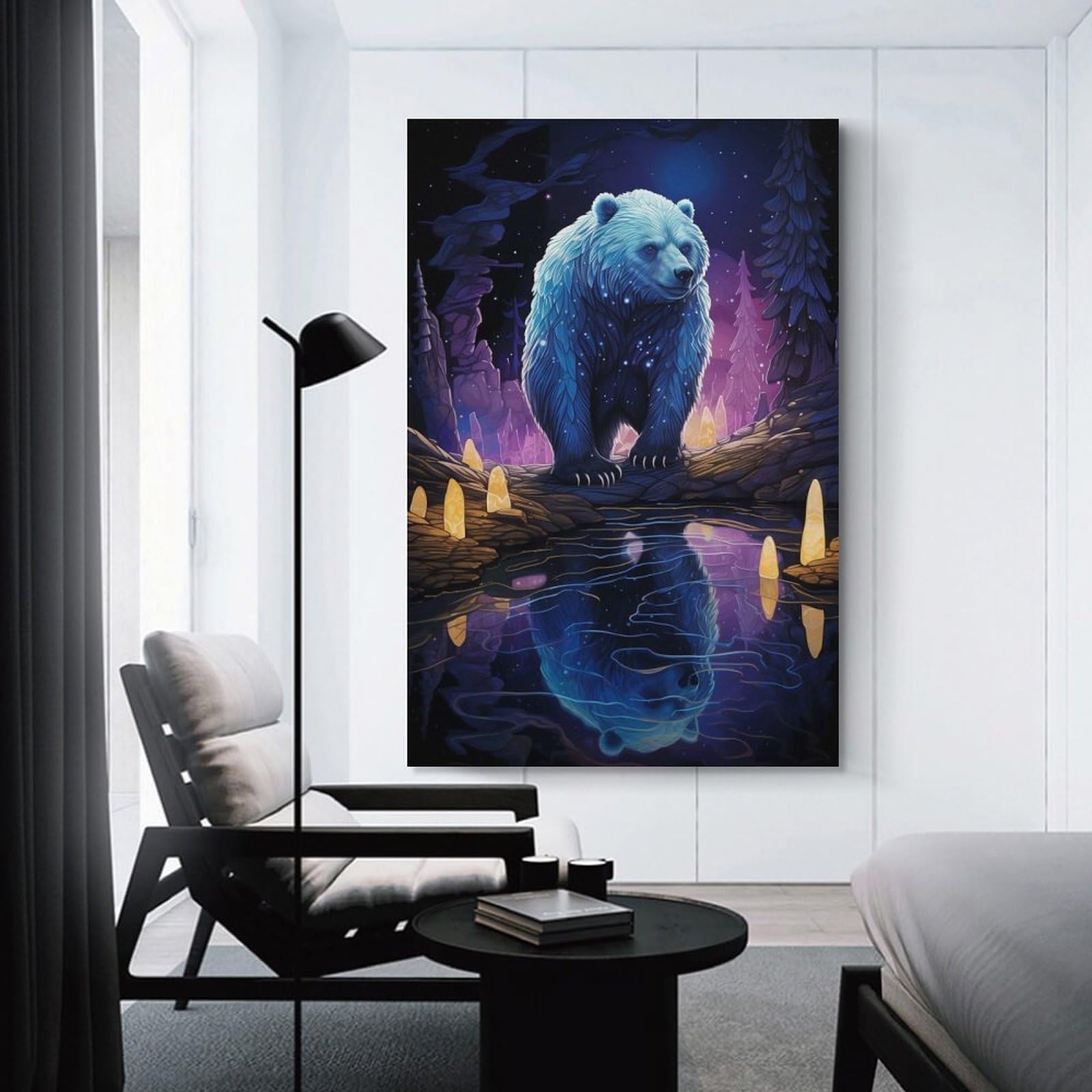 Junmoney Spirit of The Wild Home Decor Wall Art 20x30inch(50x75cm), for Office, Study Or Home Workspace, Home Office Artwork with Decorative Appeal