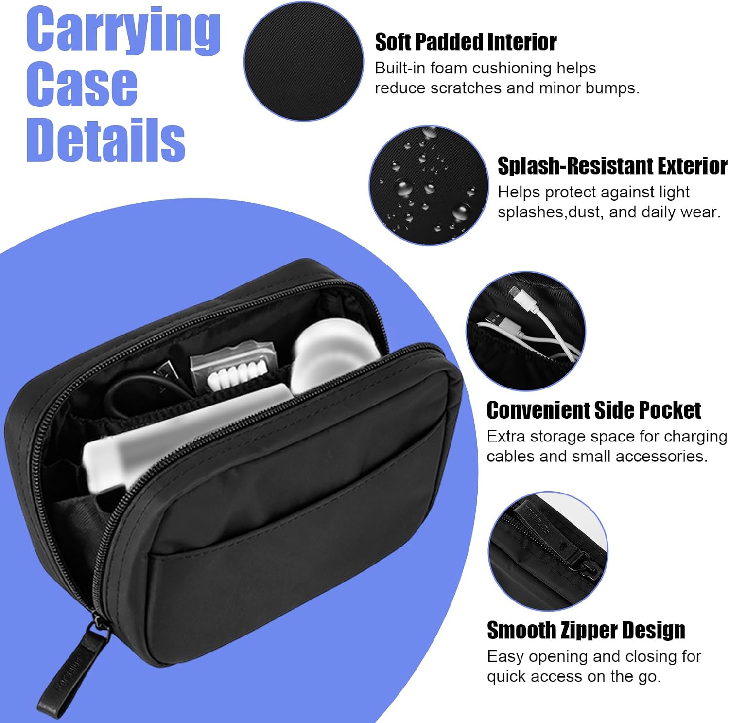 Case for Shark ChillPill FA02X Portable Bag with Side Pocket