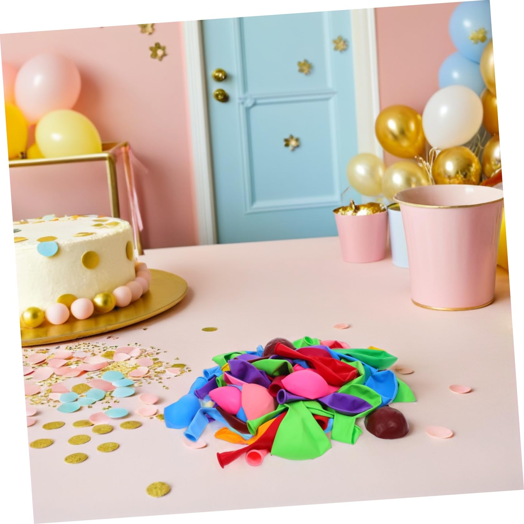200 Pezzi Palloncini in Lattice Resistenti per Feste Compleanni Matrimoni Shower Decorazioni Party Kit