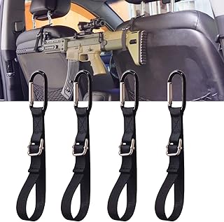 GuRK 4-Pack Creative Truck Gun Rack,Adjustable Automotive Headrest Gun Holder,Hold Your Rifle,Shotgun More Securer