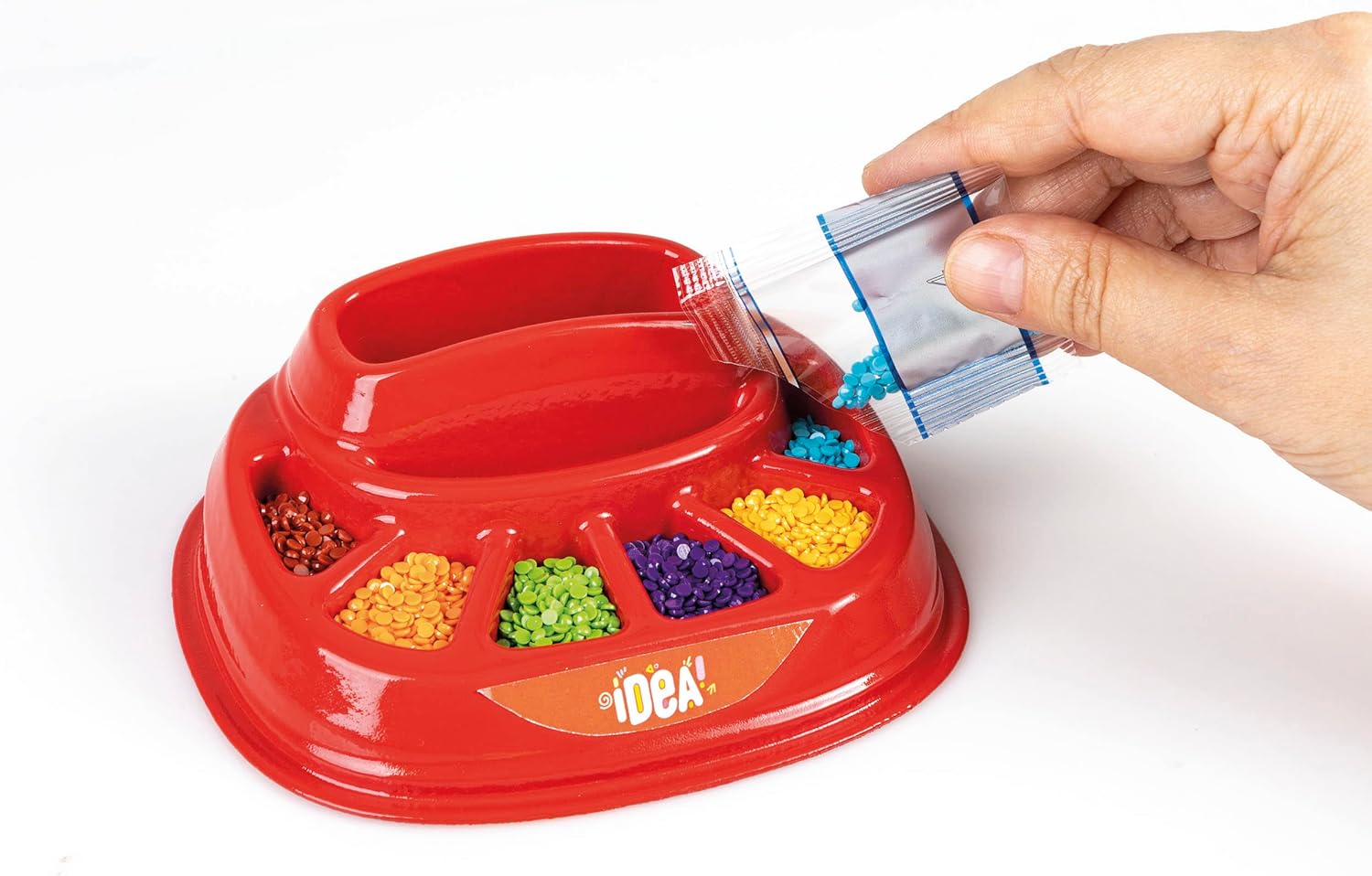 Clementoni - Idea-Sparkly Creations-Game Icons Painting, Diamond Art, Art Kit, Gem Laboratory, Creative Play Children 7 Years, Multilingual Color, 18774