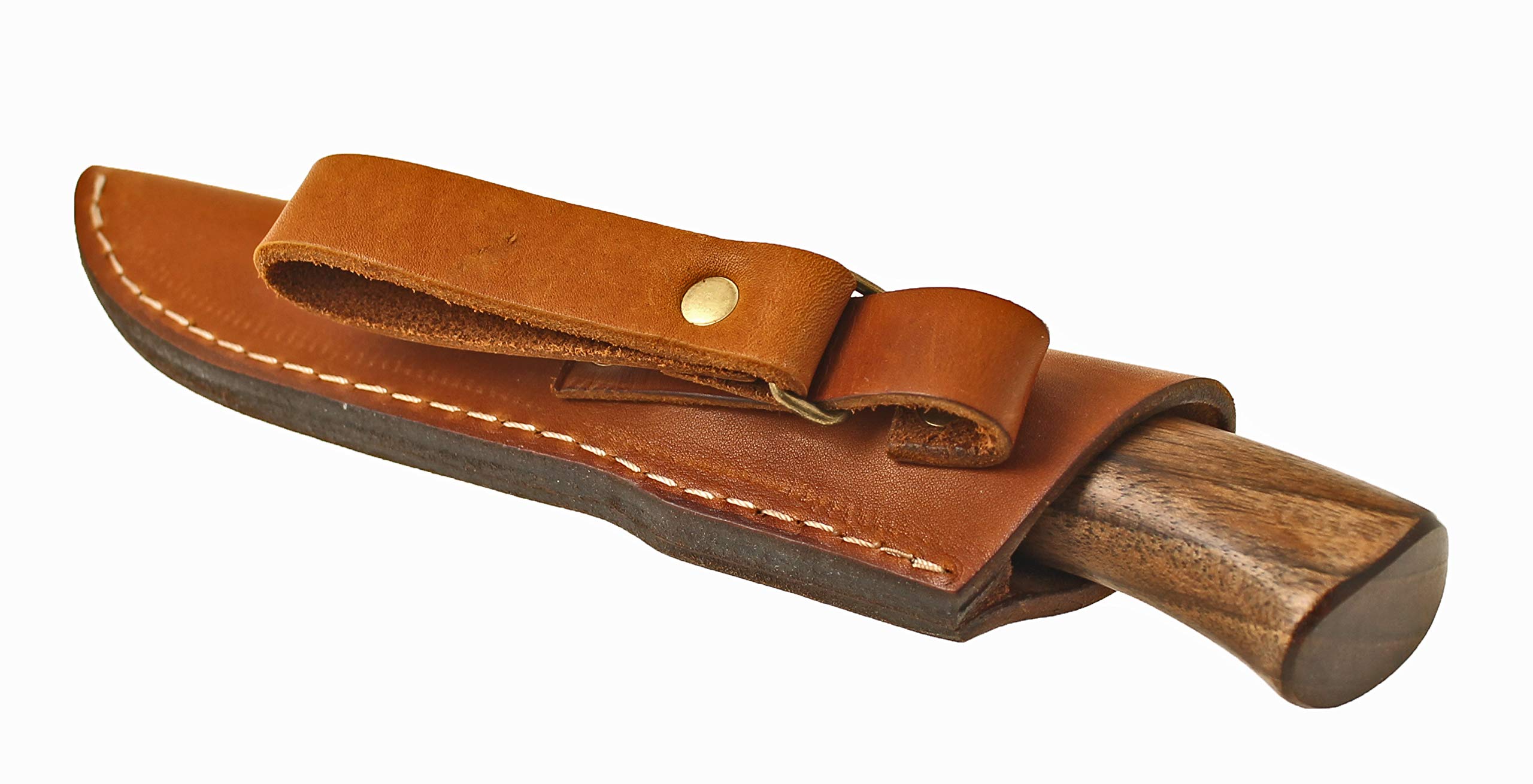 BPS Knives BK06 Camp Knife With Leather Sheath Large Hunting Outdoor