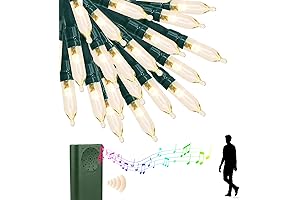 Vibrant 33FT 100 LED Christmas String Lights with Magical Motion Detection