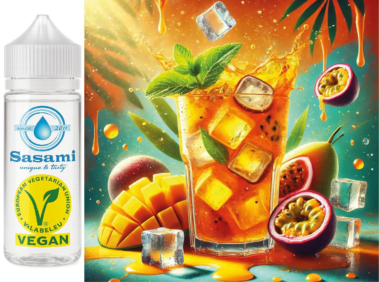 Té helado mango maracuyá aroma concentrado - Vegano - Sasami - 100ml
