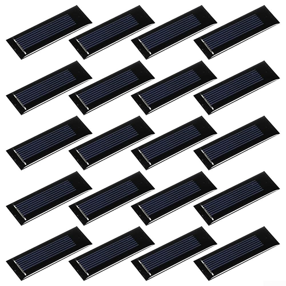 20pcs Mini Pannello Solare Cella 0 5V 160mA per FAI DA TE Progetti di Energia Efficiente Generazione di Energia