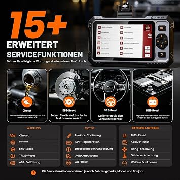ANCEL FX6100 Bidirectional OBD2 Diagnostic Tool All Systems Car German