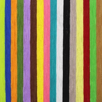 Chenille Fly Tying Materials 16-Color Kit Fly Tying Supplies for Crappie Jigs, Wooly Buggers, Streamers