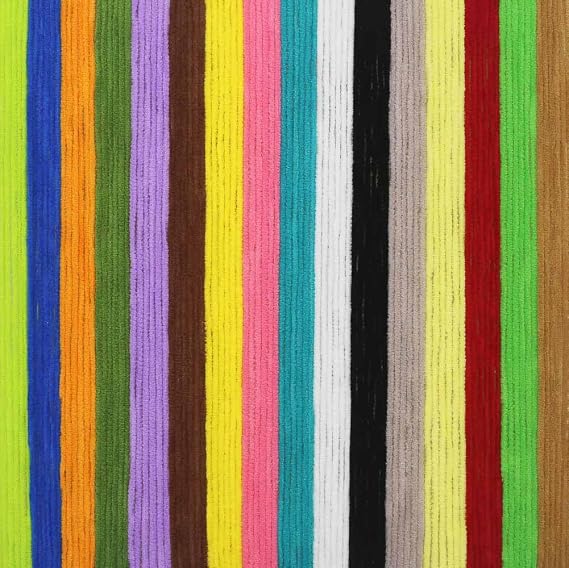Chenille Fly Tying Materials 16-Color Kit Fly Tying Supplies for Crappie Jigs, Wooly Buggers, Streamers