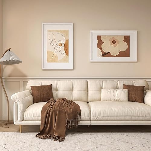 Vista 454 de Egofine Portarretratos de 9 x 12 pulgadas hecho de madera maciza con plexiglás, fotos de 5 x 7/6 x 8 con paspartú o de 9 x 12 pulgadas sin paspartú