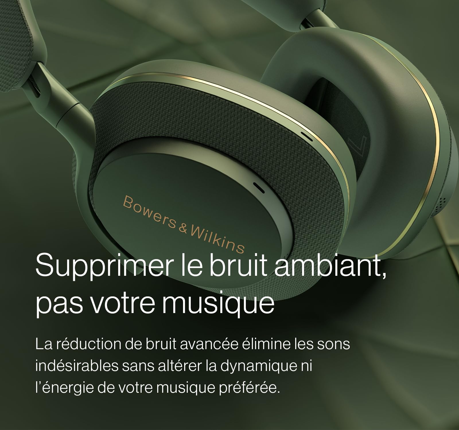 Bowers & Wilkins Px7 S2e Casque Supra-Auriculaire sans Fil, Réduction de Bruit, Qualcomm aptX Adaptive, Quick Charge, 30 Heures de Lecture, 6 Microphones Intégrés - Ocean Blue