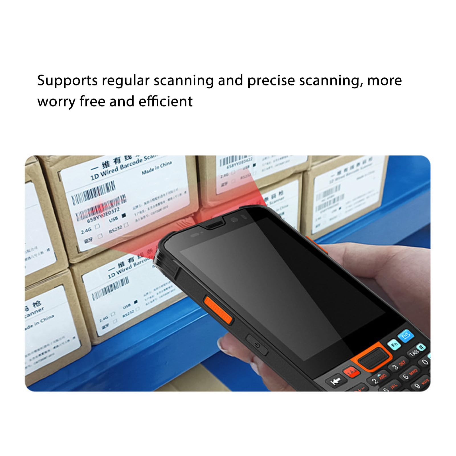Terminale Dati Portatile SE4710 Scanner Zebra Bluetooth QR Wireless per Computer, Scanner per Inventario Android con Software