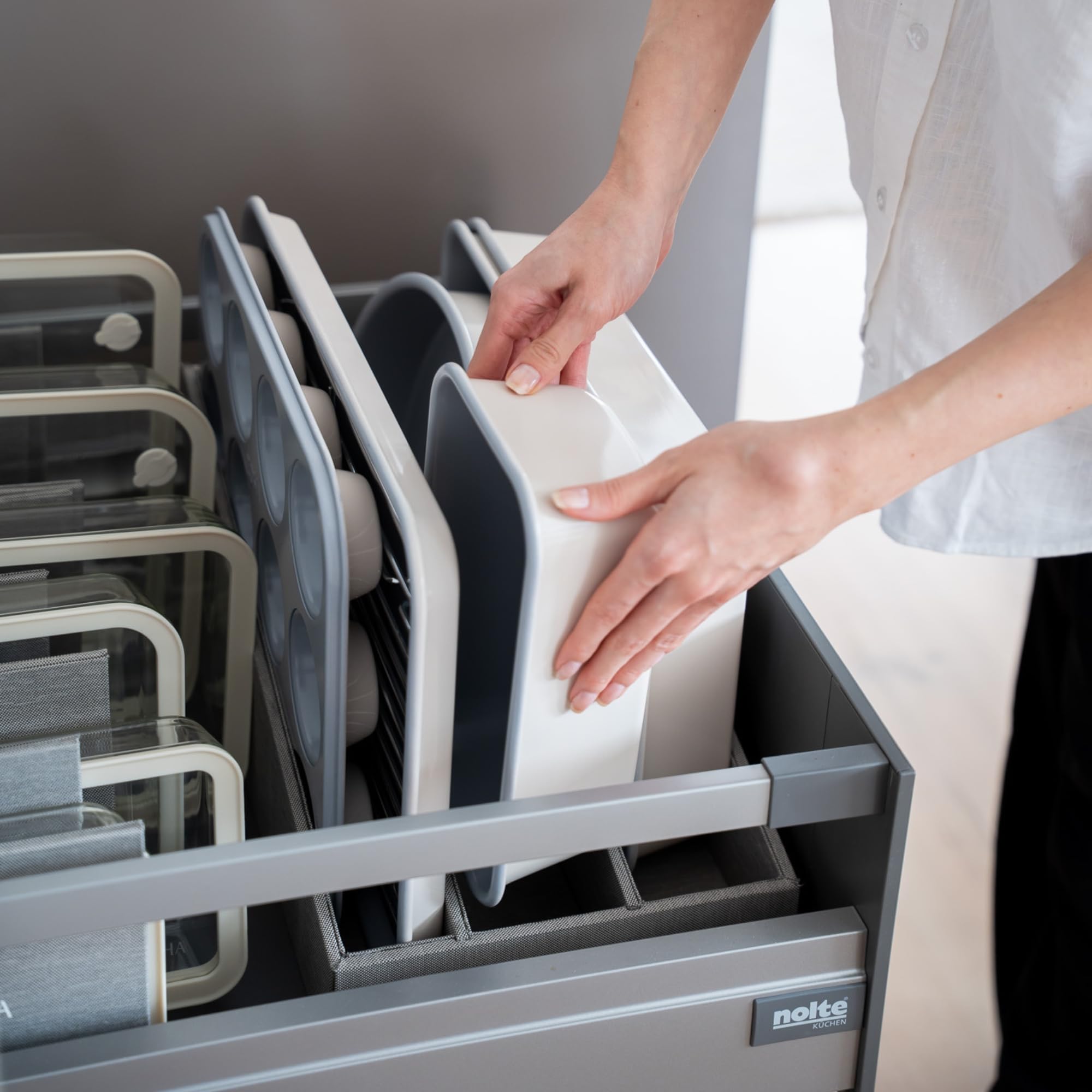 Zoha Backform- und Ofenset 7-teilig - All-in-One Komplettbackset Aluminium mit Organizer - Antihaft-Keramikbeschichtung bis 290°C hitzebeständig - PFAS- und PTFE-frei