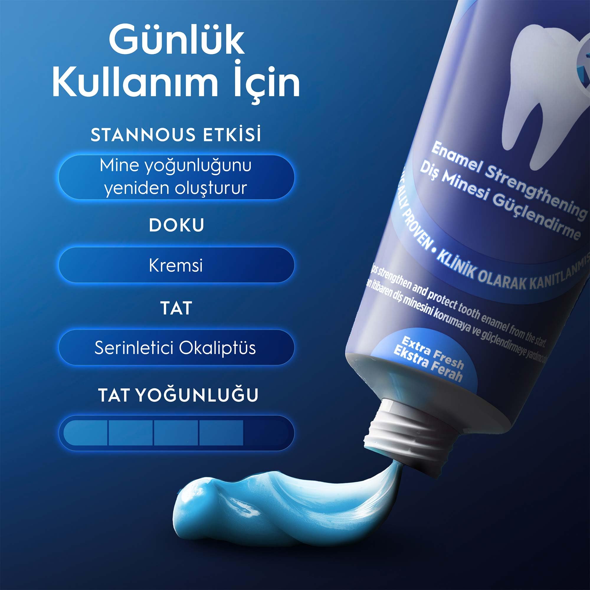Oral-B Gelişmiş Mine Güçlendirici Temiz Nane Diş Macunu 75ml
