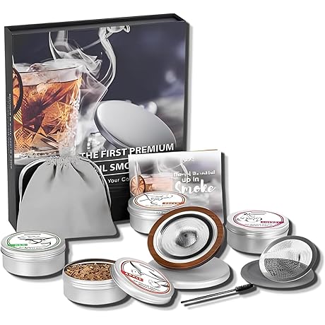 Luxurious 11-Piece Drink Smoker Kit: Elevate Your Spirits with Culinary Artistry