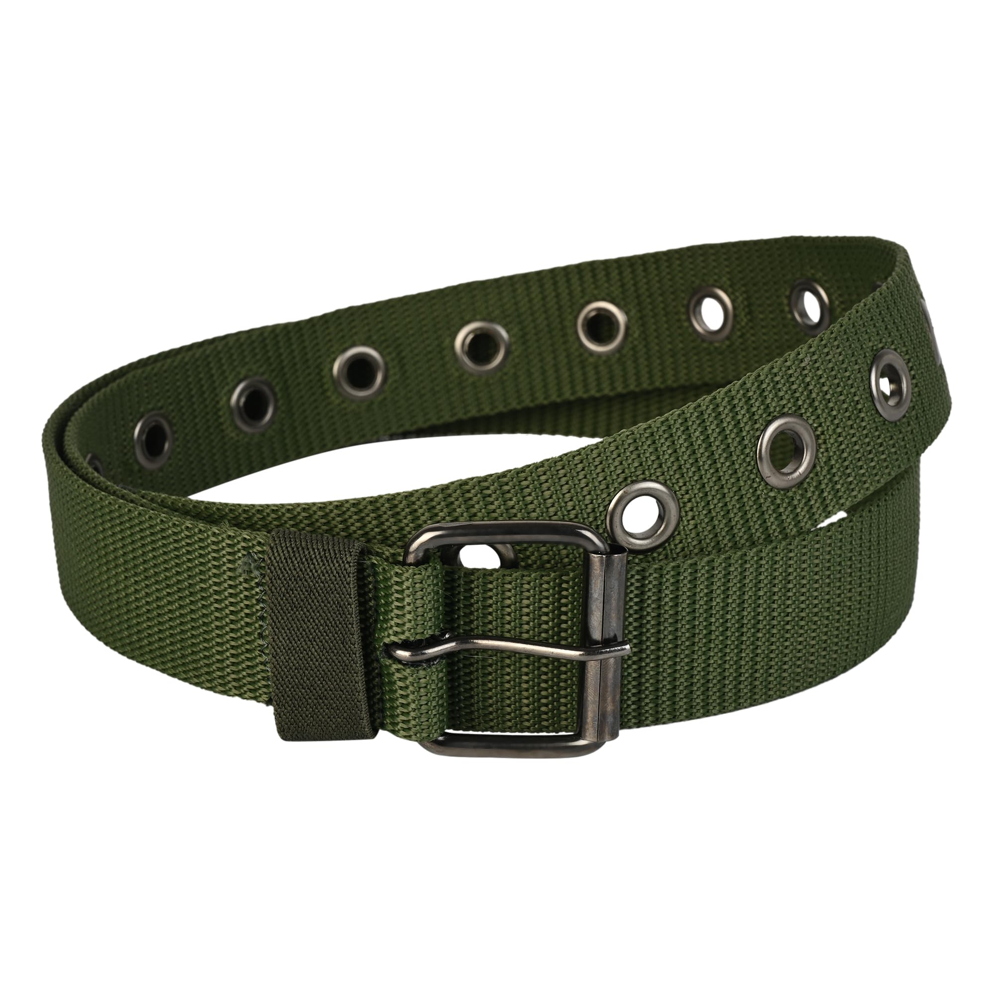 woven fabric xl waist belt with pin buckle, 40-48 inches waist size, quick-drying, vegan material