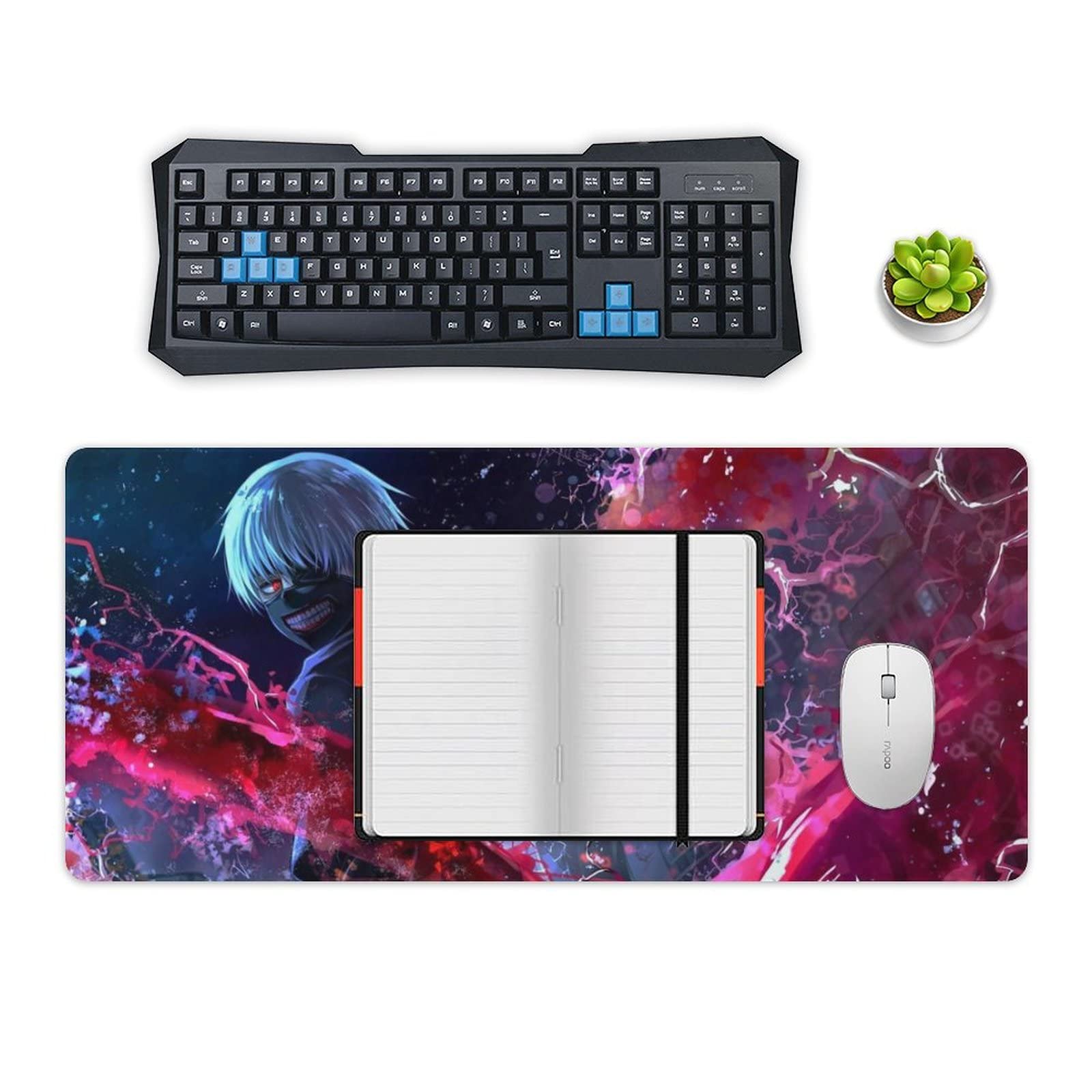 Amazon.co.jp: 大型 マウスパッド 東京喰種 金木研 ゲーミングマウス