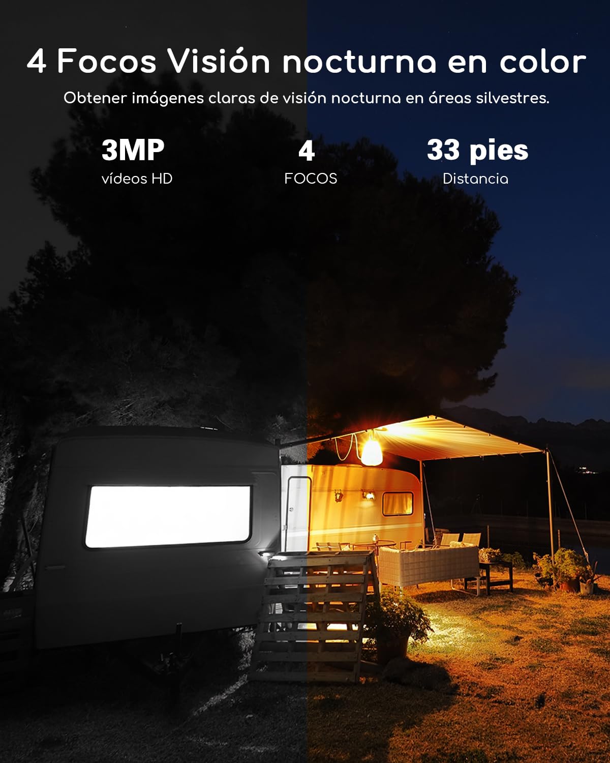 COOAU 4G LTE Cámara Vigilancia Exterior con Sim,2K 3MP QHD Camara 4G Solar sin Cable con Batería,PTZ 355°/90°,Visión Nocturna,PIR Detección de Movimiento,Audio de Dos Vías,Tarjeta SIM