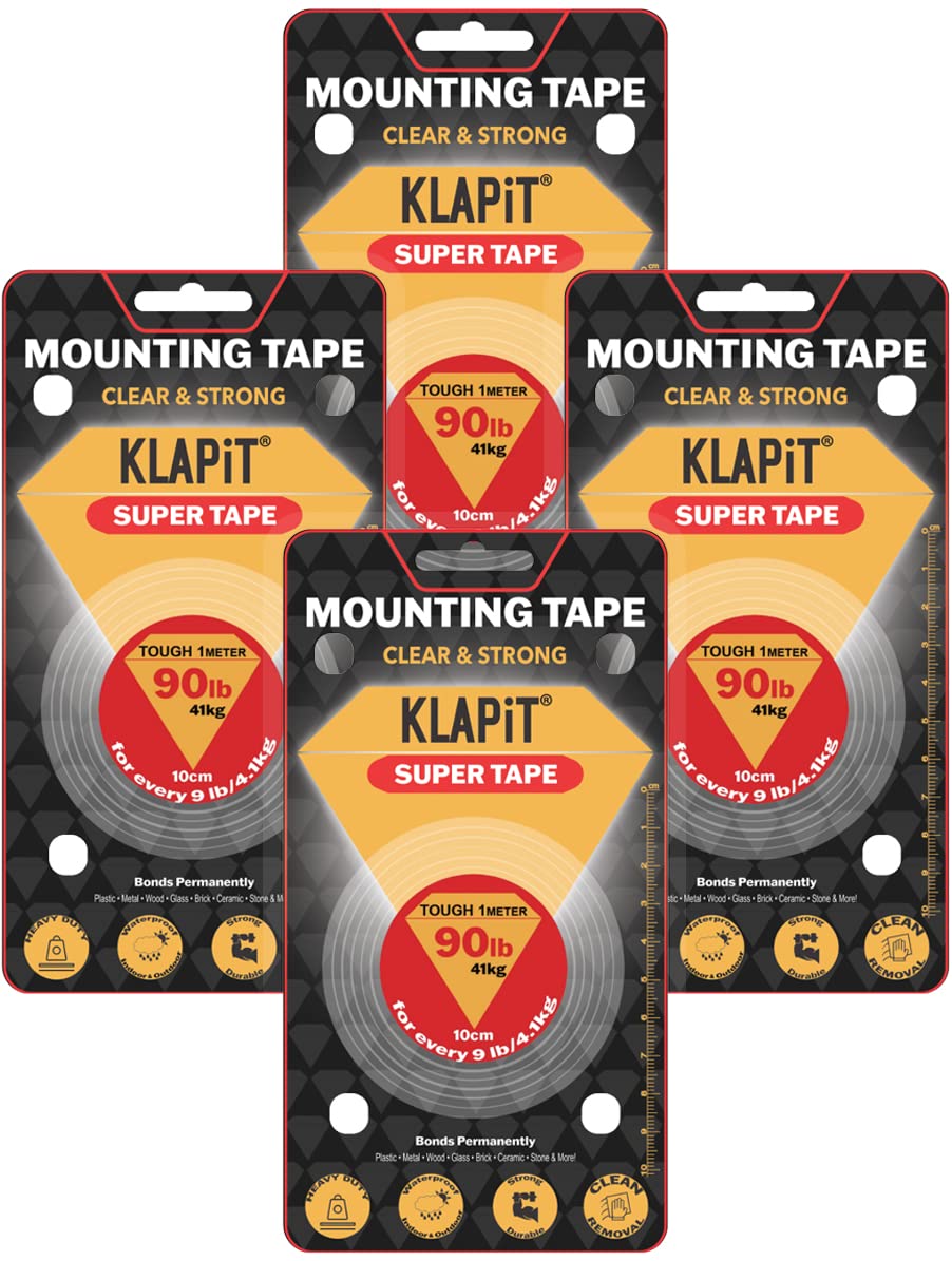 Buy KLAPiT SUPER TAPE Double Sided Tape Heavy Duty ing Tape Holds 90