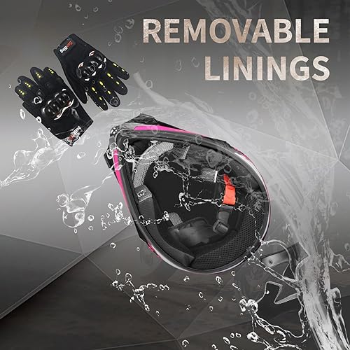 Miniatura 5 de Casco de motocross juvenil, casco de motocicleta ATV, cascos de motocross para exteriores, aprobado por DOT, cascos todoterreno con guantes, gafas,