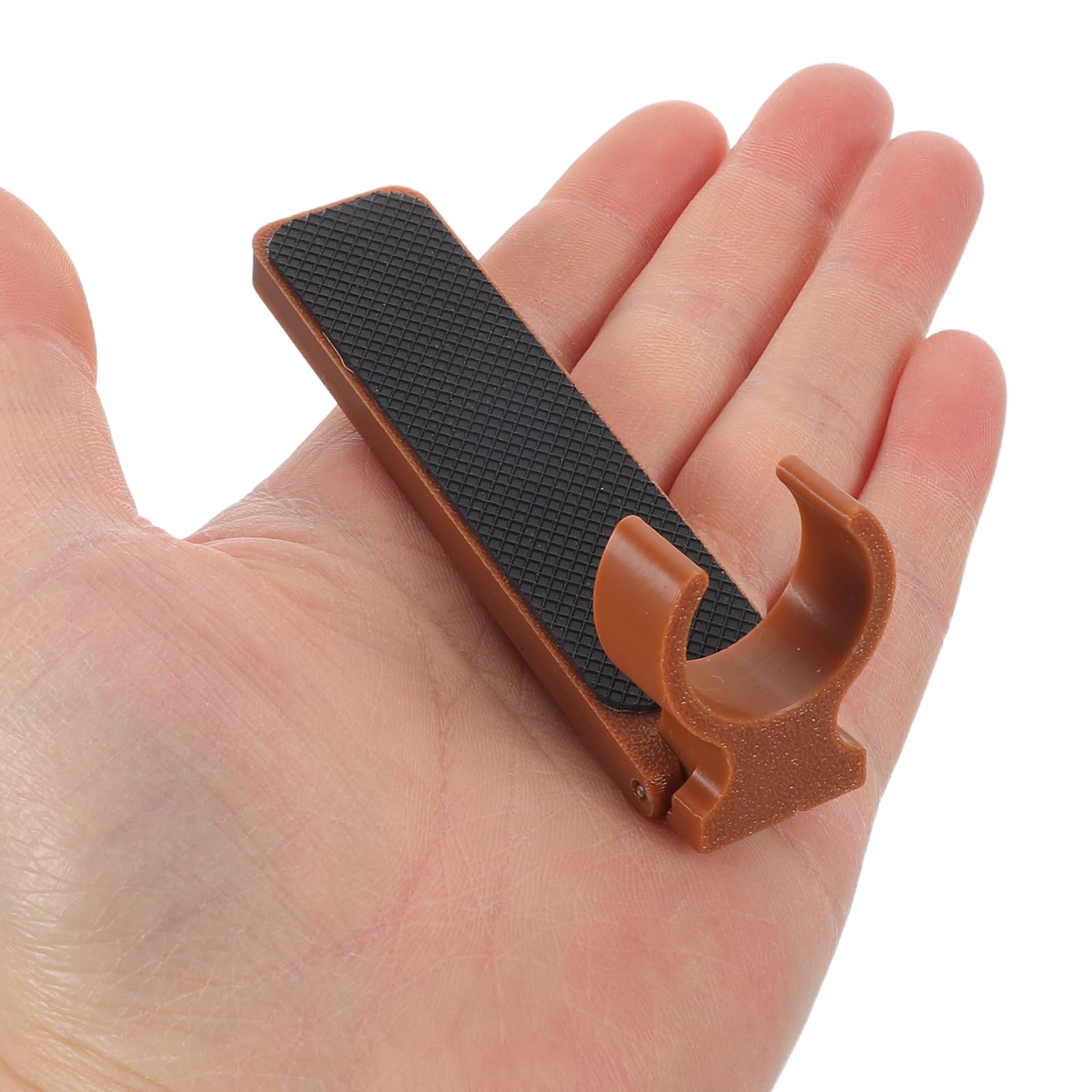 Soporte para Bastón Antideslizante para Mesa y Barandilla, Clip Ligero para Ayudas de Movilidad, Accesorio Práctico para Bastones y Muletas, Adecuado para Uso en Interiores