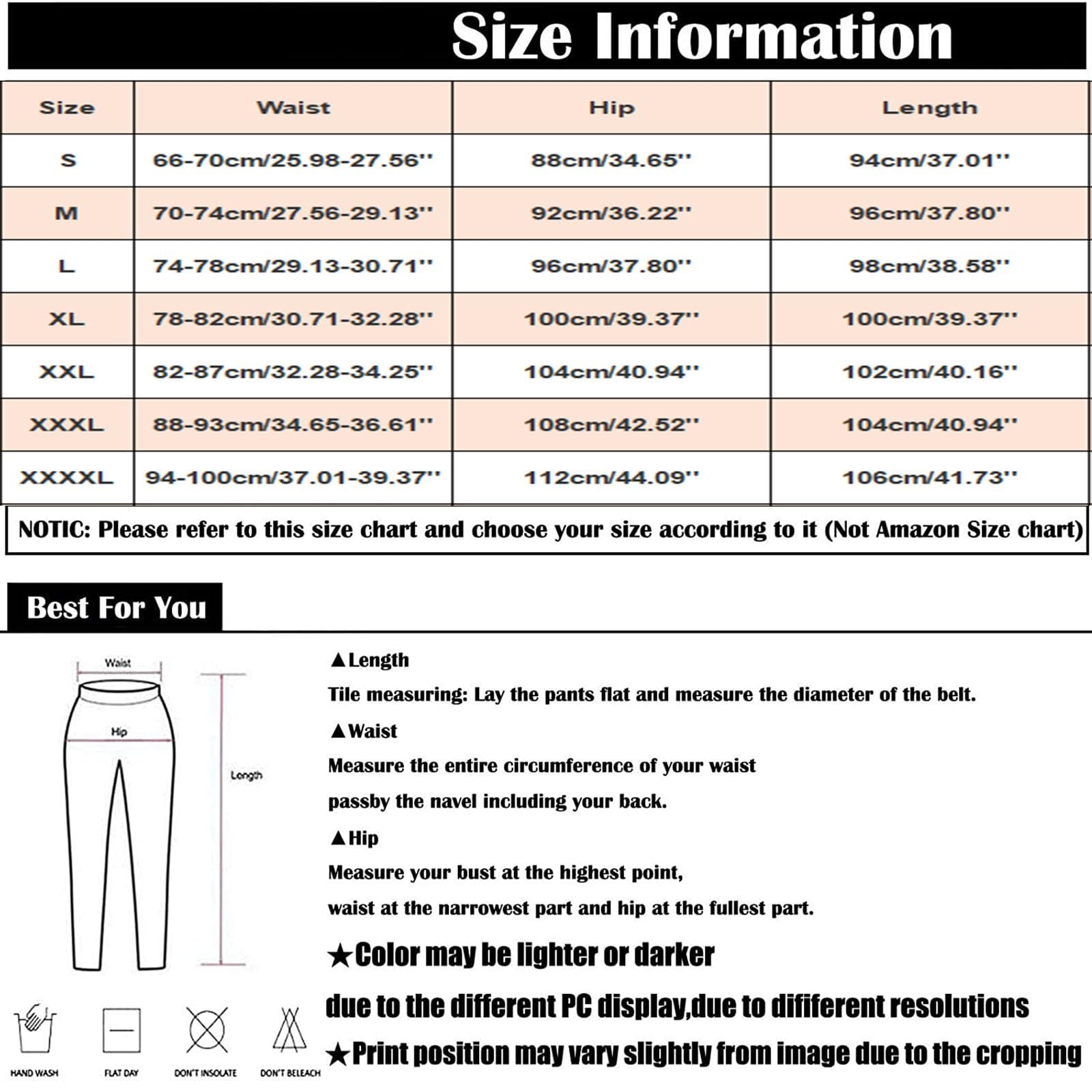 Pantalon de randonnée pour femme - Grandes tailles - Stretch - Imperméable