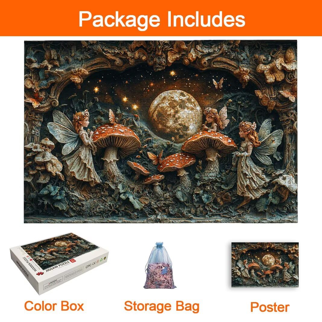 Puzzle 2000 Pezzi, Puzzle Fungo, Misura: 100x71cm, Regalo Donna/Uomo -8749