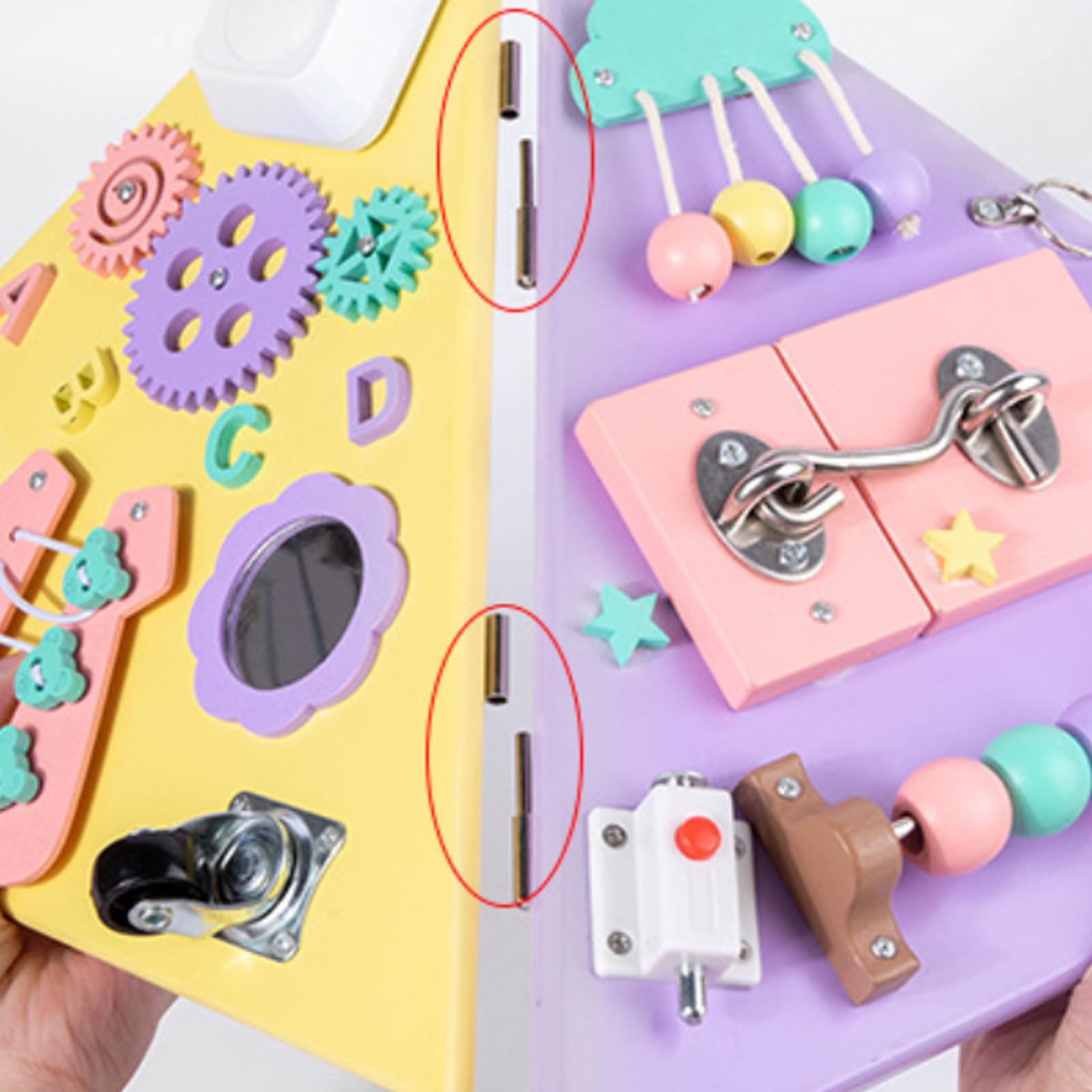 Amazon.co.jp: モンテッソーリ式ピラミッドおもちゃ 木製 スイッチ