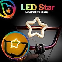 Vista 2 de Brightz BadgeBrightz - Luz LED para bicicleta en forma de estrella